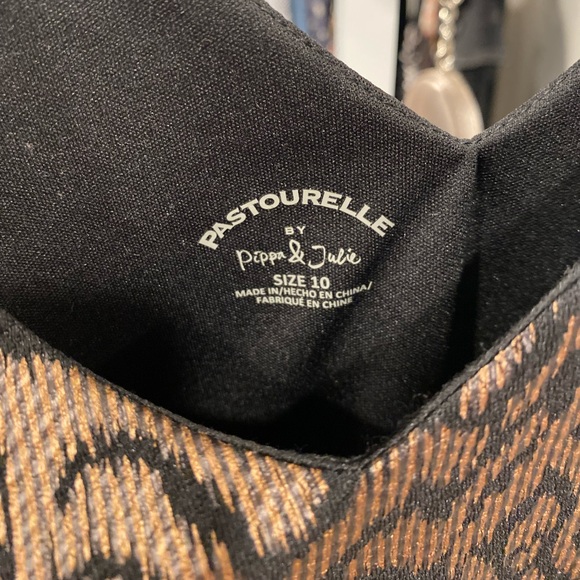 Pastourelle by Pippa & Julie Fit and Flare Formal Girls Metallic Swing Dress - Picture 2 of 4